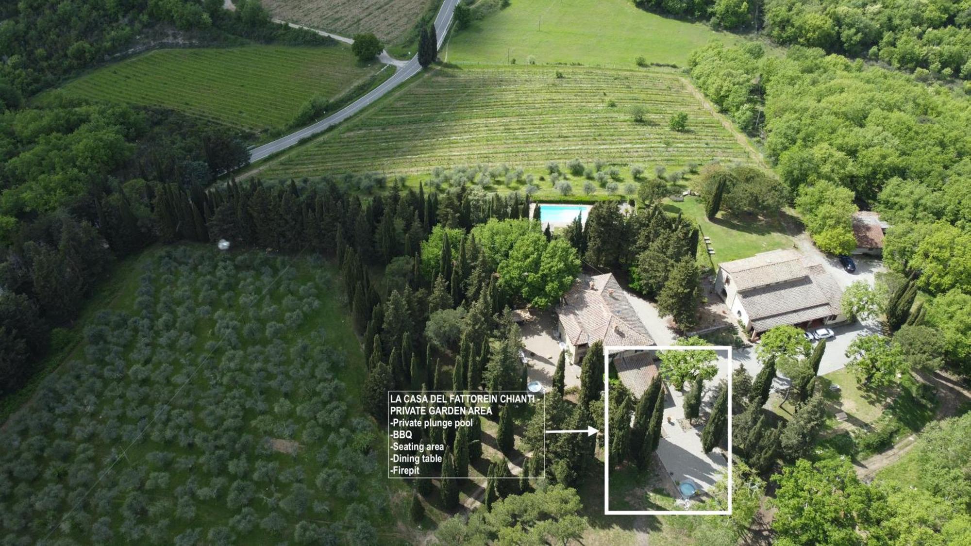 קסטלינה אין קיאנטי Il Villino Farmhouse מראה חיצוני תמונה
