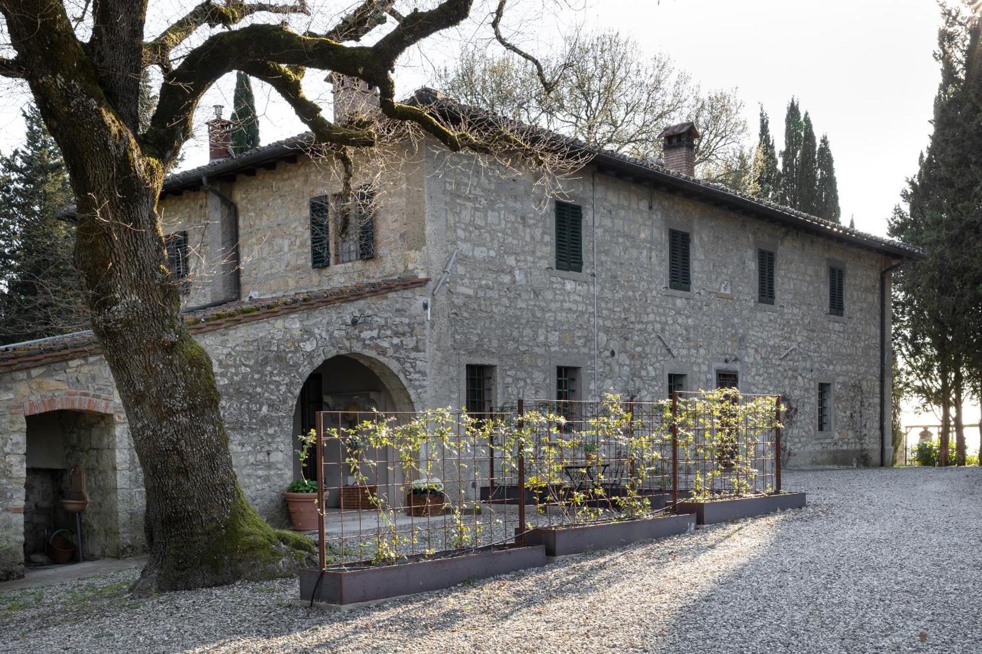 קסטלינה אין קיאנטי Il Villino Farmhouse מראה חיצוני תמונה